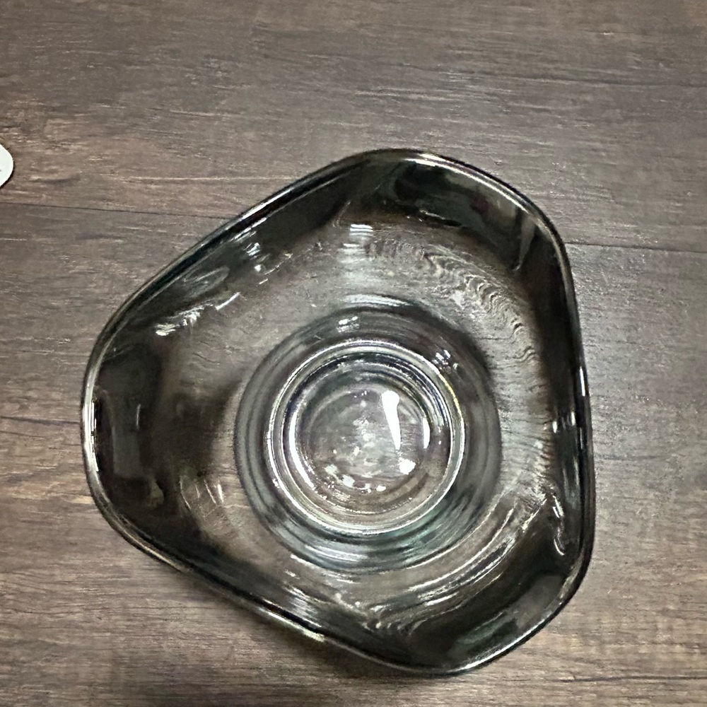 Smoky Glass Decorative Bowl